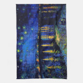 Sterrennacht over de Rijn Van Gogh Fine Art Theedoek (Verticaal)
