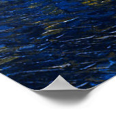 Sterrennacht over de Rijn, Van Gogh Poster (Hoek)
