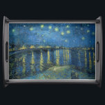 Sterrennacht over de Rijn Vincent van Gogh Dienblad<br><div class="desc">Het ontwerp van dit product omvat "Sterrennacht boven de Rijn", dat in 1888 door Vincent Van Gogh (olie op doek) werd geschilderd. Het schilderij nam de nachtelijke omgeving rond de Rhone-rivier in beslag. De uitdaging om 's nachts gefascineerd van Gogh te schilderen en om Sterrennacht boven de Rhône te schilderen,...</div>
