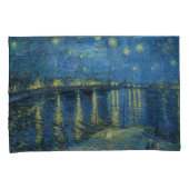 Sterrennacht over de Rijn Vincent van Gogh Kussensloop (Voorkant-Rechts)