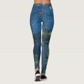 Sterrennacht over de Rijn Vincent Van Gogh Leggings (Achterkant)
