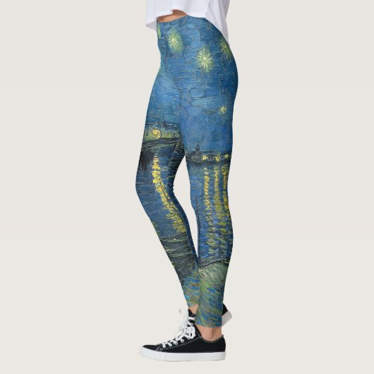Sterrennacht over de Rijn Vincent Van Gogh Leggings (Links)