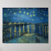 Sterrennacht over de Rijn Vincent van Gogh Poster (Voorkant)