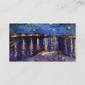 Sterrennacht over de Rijn, Vincent Van Gogh Visitekaartje (Achterkant)