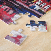 Sterrennacht over het kanaal van Amsterdam Legpuzzel (Zijkant)