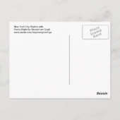 Sterrennacht over New York City Briefkaart (Achterkant)