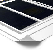 Sterrennacht Over San Francisco California Poster (Hoek)