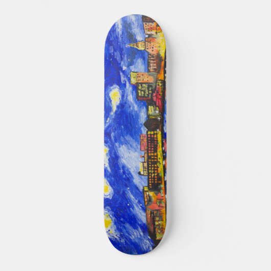 "Sterrennacht Over Savannah" van T.S. Tire Persoonlijk Skateboard (Voorkant)