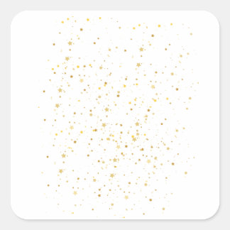 Sterrennacht Overlays Vierkante Sticker