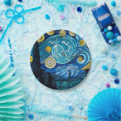 Sterrennacht Papier Borden Papieren Bordje (Feest)