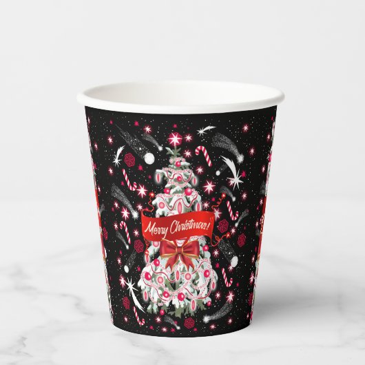 Sterrennacht Papieren Bekers (Voorkant)