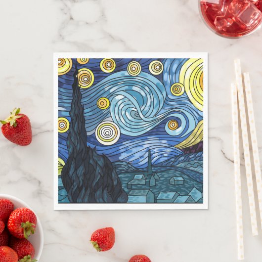 Sterrennacht Papieren servetten (Insitu)
