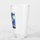 Sterrennacht Paris Frankrijk Glas (Links)
