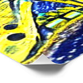 Sterrennacht Paris Frankrijk Perfect Poster (Hoek)