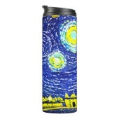 Sterrennacht Paris Frankrijk Thermosbeker (Geroteerd rechts)