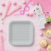 Sterrennacht Pattern Square Baby shower Bord (Feest)