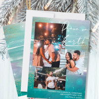 Sterrennacht Peace on Earth 3 Foto Collage Green