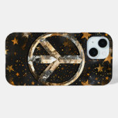 Sterrennacht Peace Symbool Telefoonhoes Case-Mate iPhone Case (Achterkant (horizontaal))