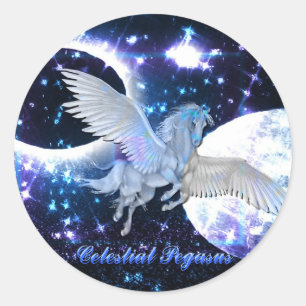 Sterrennacht Pegasus Fantasy Stickers
