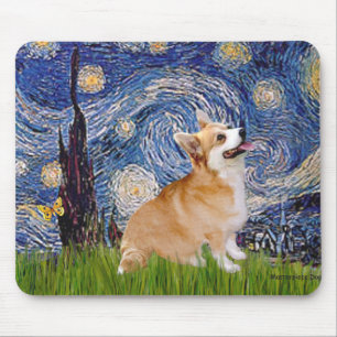 Sterrennacht - Pembroke Welsh Corgi 7b Muismat