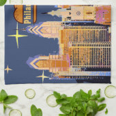 Sterrennacht Philadelphia, Cheese Steak Theedoek (Gevouwen)