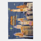 Sterrennacht Philadelphia, Cheese Steak Theedoek (Verticaal)