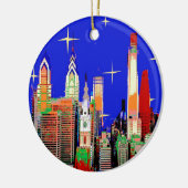 Sterrennacht Philadelphia Keramisch Ornament (Links)