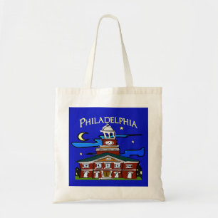 Sterrennacht Philadelphia Moon Tote Bag