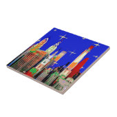 Sterrennacht Philadelphia Tegeltje (Zijkant)