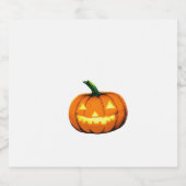 Sterrennacht Pompoen Halloween Van Gogh Thanksgivi Sparkling Wijnetiket (Enkel label)