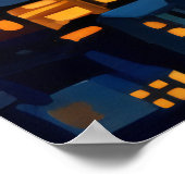 Sterrennacht Poster (Hoek)