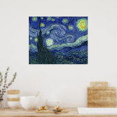 Sterrennacht Poster (Keuken)