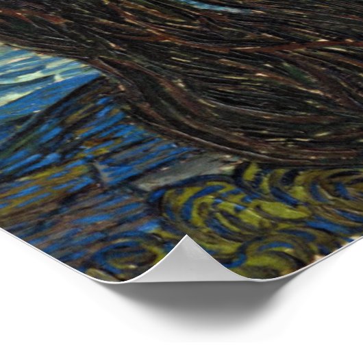 Sterrennacht Poster (Hoek)