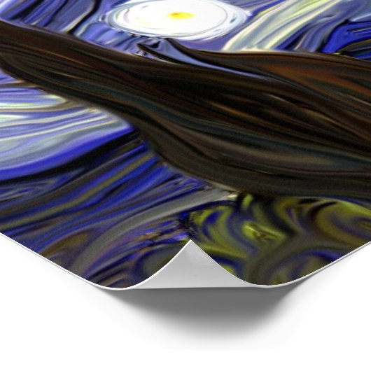 Sterrennacht Poster (Hoek)