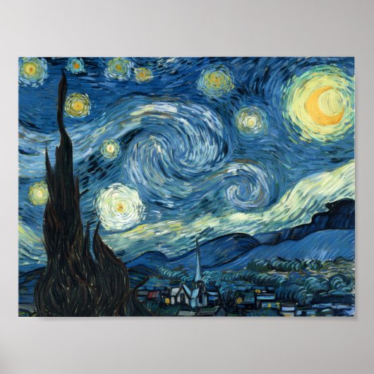 Sterrennacht Poster (Voorkant)