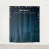 Sterrennacht Prom-feest Achtergrond  Wandkleed (Voorkant)