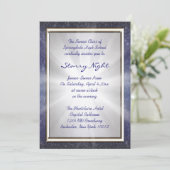 Sterrennacht Prom Uitnodigingen (Staand voorkant)