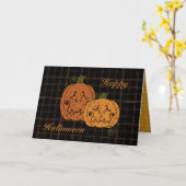 Sterrennacht Pumpkins Kaart (Gele Bloem)