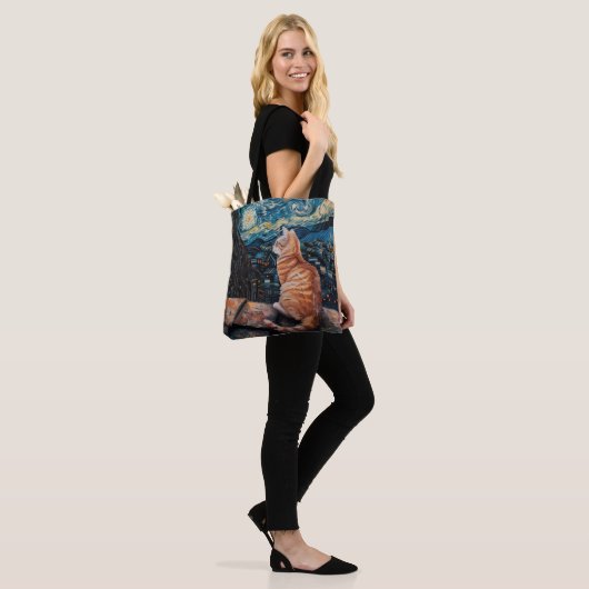 Sterrennacht Purefectie Tote Bag (Op model)