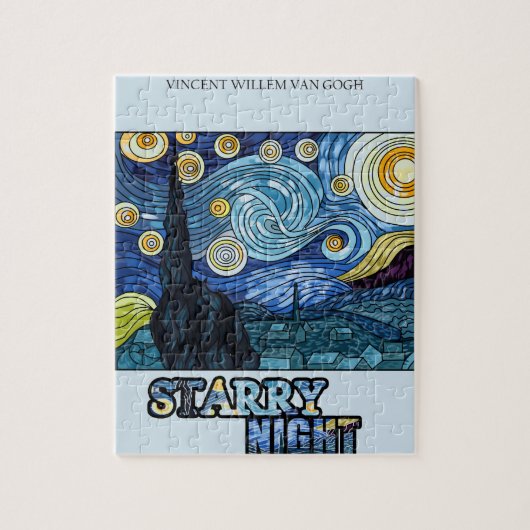 Sterrennacht Puzzle Legpuzzel (Verticaal)