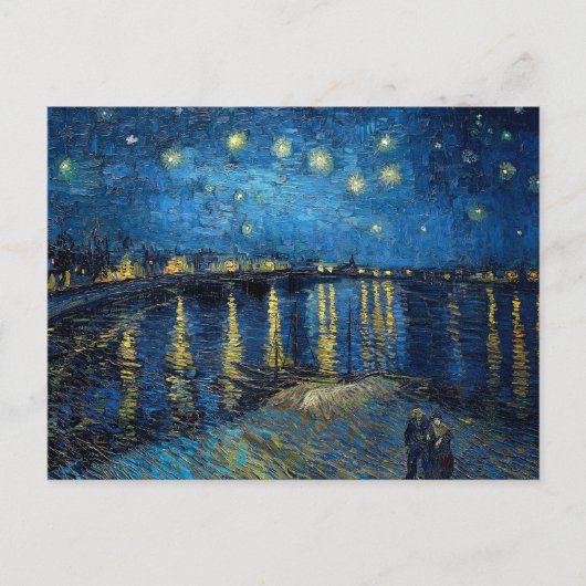 Sterrennacht Rhone Vincent van Gogh Briefkaart (Voorkant)