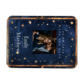 Sterrennacht Romance Bruiloft Opslaan De Datum Magneet (Horizontaal)