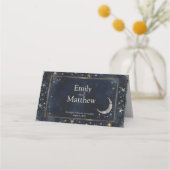 Sterrennacht Romance bruiloft Plaatskaartje (Achterkant)