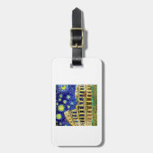 Sterrennacht Rome Italië Bagagelabel (Voorkant verticaal)