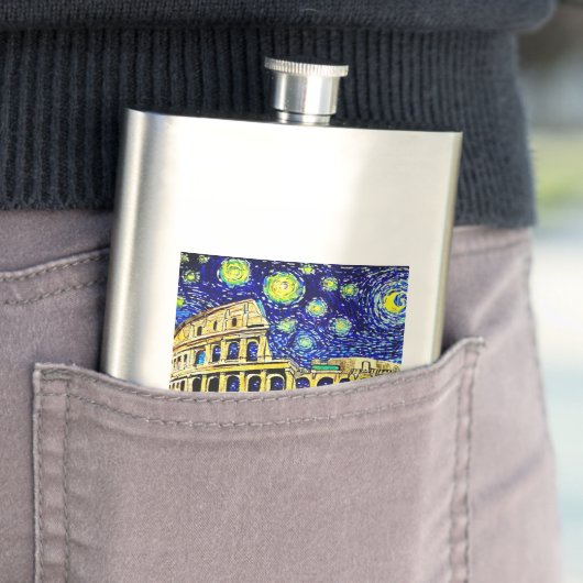 Sterrennacht Rome Italië Flacon (Voorbeeld)