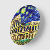 Sterrennacht Rome Italië Ronde Klok (Hoek)