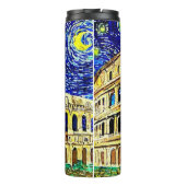 Sterrennacht Rome Italië Thermosbeker (Achterkant)