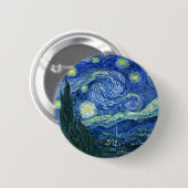 Sterrennacht Ronde Button 5,7 Cm (Voorkant /achterkant)