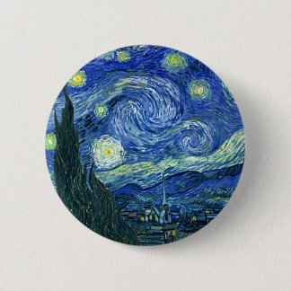 Sterrennacht Ronde Button 5,7 Cm