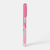Sterrennacht Roze Vlammen – Esthetische Y2K iPhone 16 Hoesje (Rechterkant)
